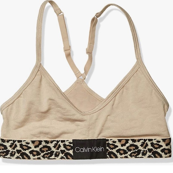 Calvin Klein Leopard Sports Bra - Picture 1 of 2